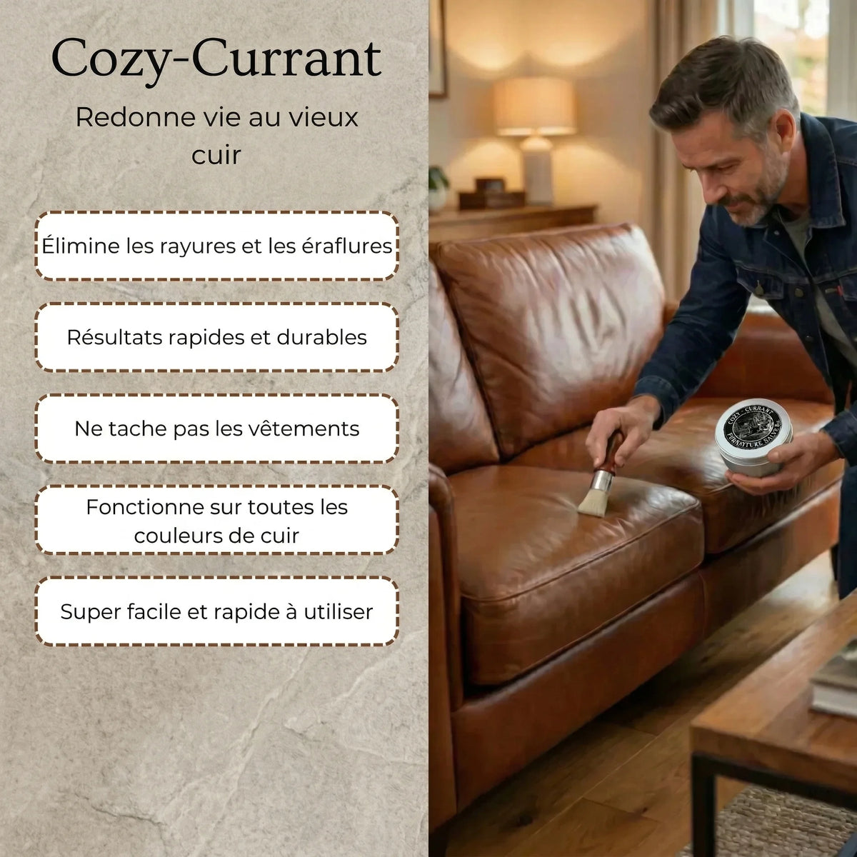 Baume Cuir Rénovation Fauteuil et Canapé